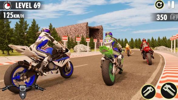真实摩托车模拟赛3d