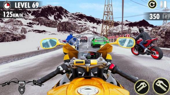 真实摩托车模拟赛3d
